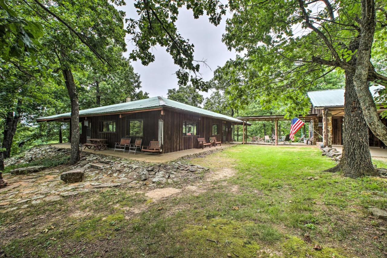 Pine Lodge Cabin On 450 Acres In Ozark Mountains Ponca Екстериор снимка