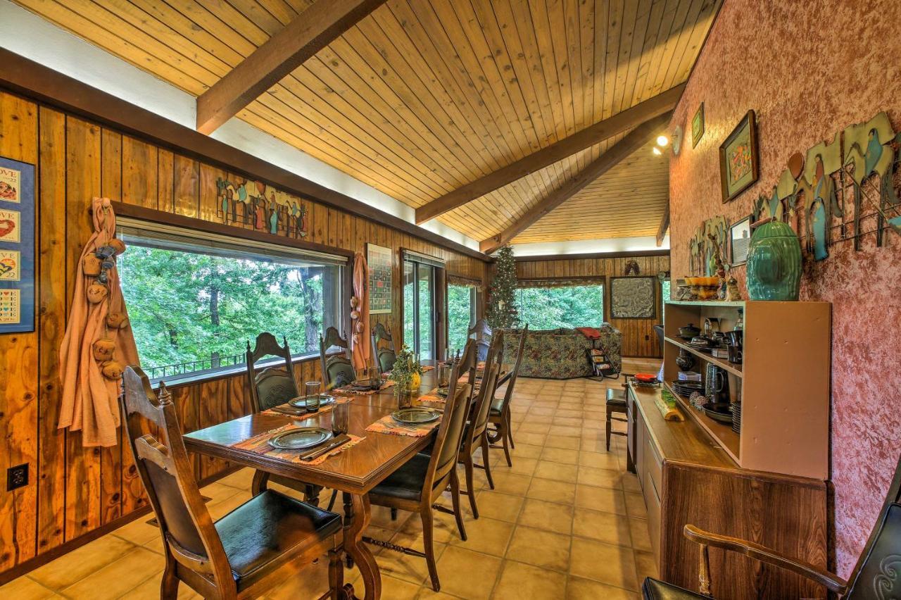 Pine Lodge Cabin On 450 Acres In Ozark Mountains Ponca Екстериор снимка